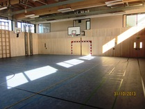 Güssing Sporthalle: Allround High Lino + Prall FE (© Swietelsky)